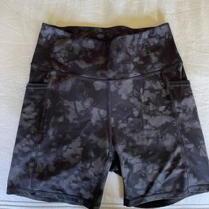 Cargo biker shorts with pockets